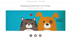 Desktop Screenshot of pawsathome.ca
